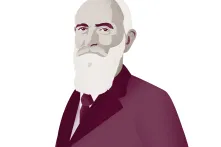 Portrait von Robert Bosch, illustriert
