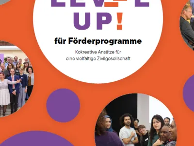 Cover Level up! Broschüre