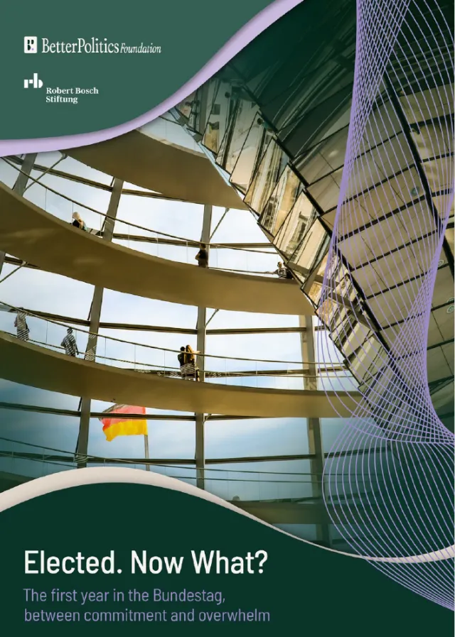 Cover of the Study "Elected. Now What?" - Executive Summary