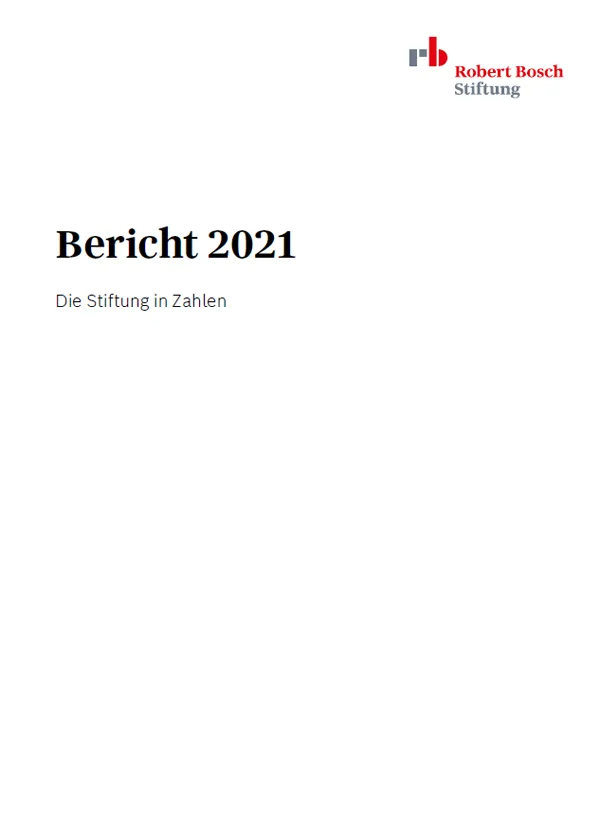 Titelblatt Bericht 2021