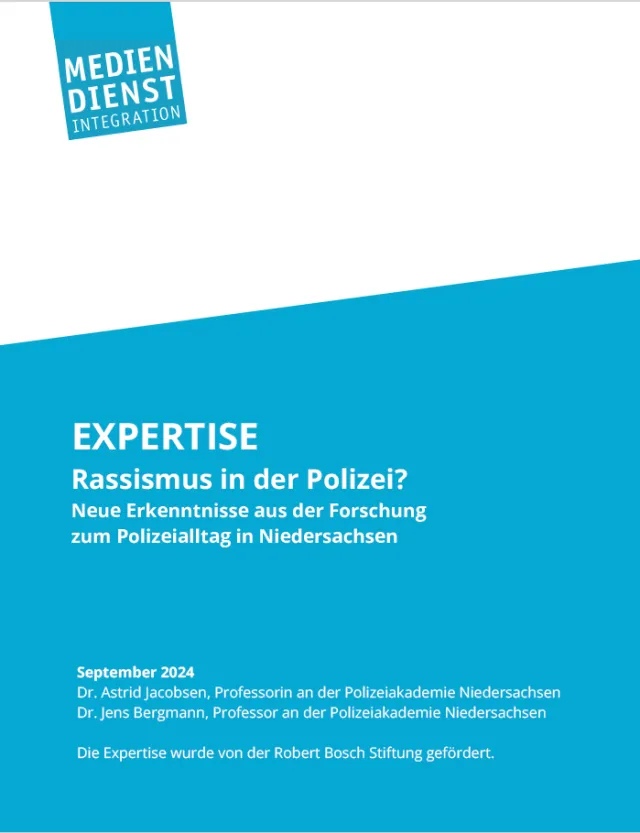 Cover der Studie "Rassismus in der Polizei?"